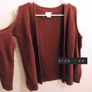 Open Shoulder Sweater